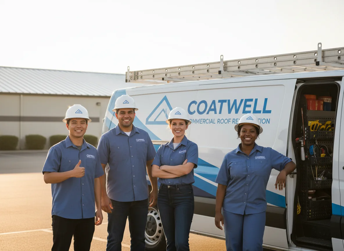 Commercial roof coating company in Daisy, OK